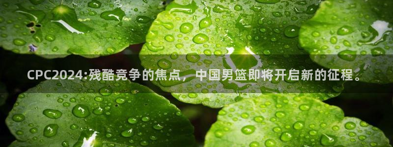 亚洲杯比赛直播：CPC2024:残酷竞争的焦点，中国男篮即将开启新的征程。